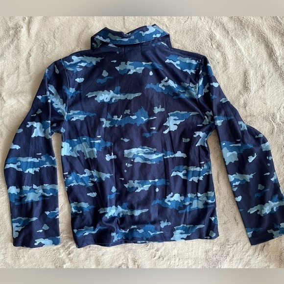 Nautica Navy Blue Long Sleeve Sleep Shirt Size 12 - Picture 7 of 10